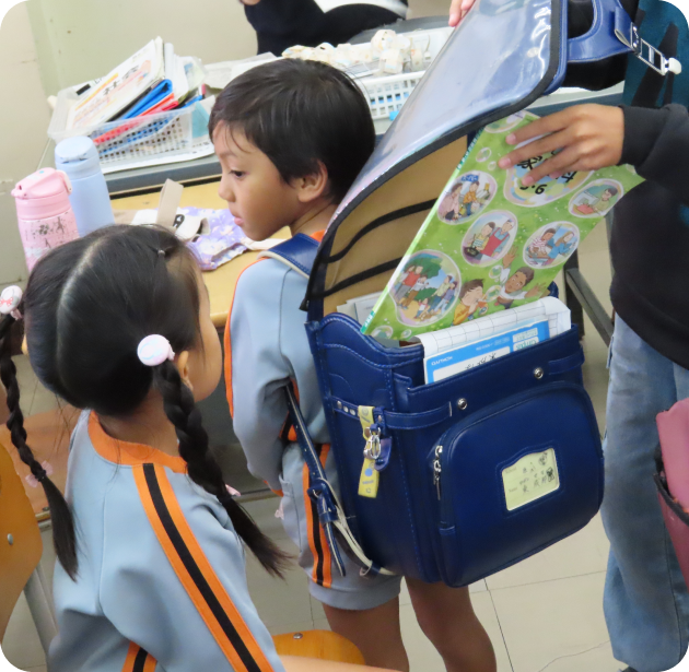 小学校入学準備もしっかりサポート