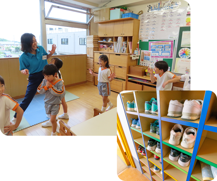 送迎不要。園内でそのまま習い事